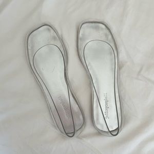 Jeffrey Campbell Balanced Clear Flats
